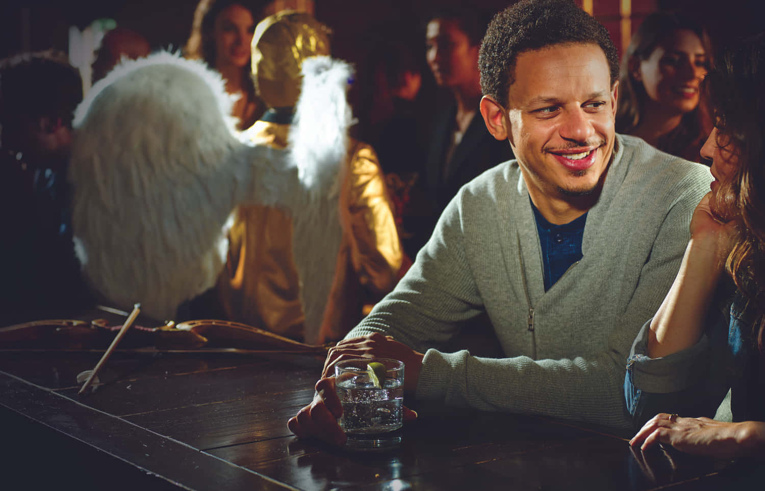 Eric Andre, bar, dimly lit, HD Desktop Wallpaper