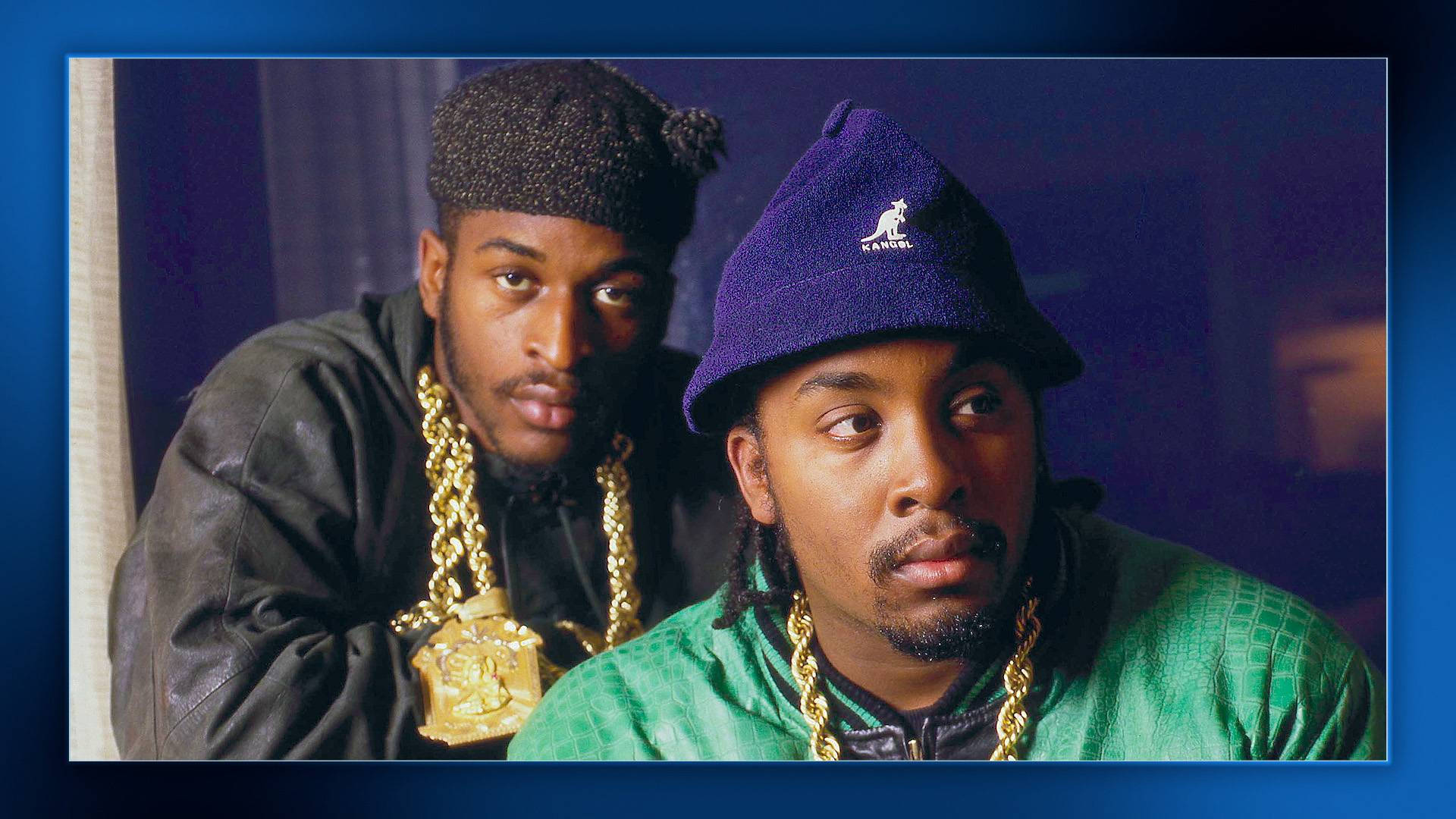 Eric B. and Rakim, 90s Hip-Hop Duo, gold chains, Full HD Desktop Wallpaper
