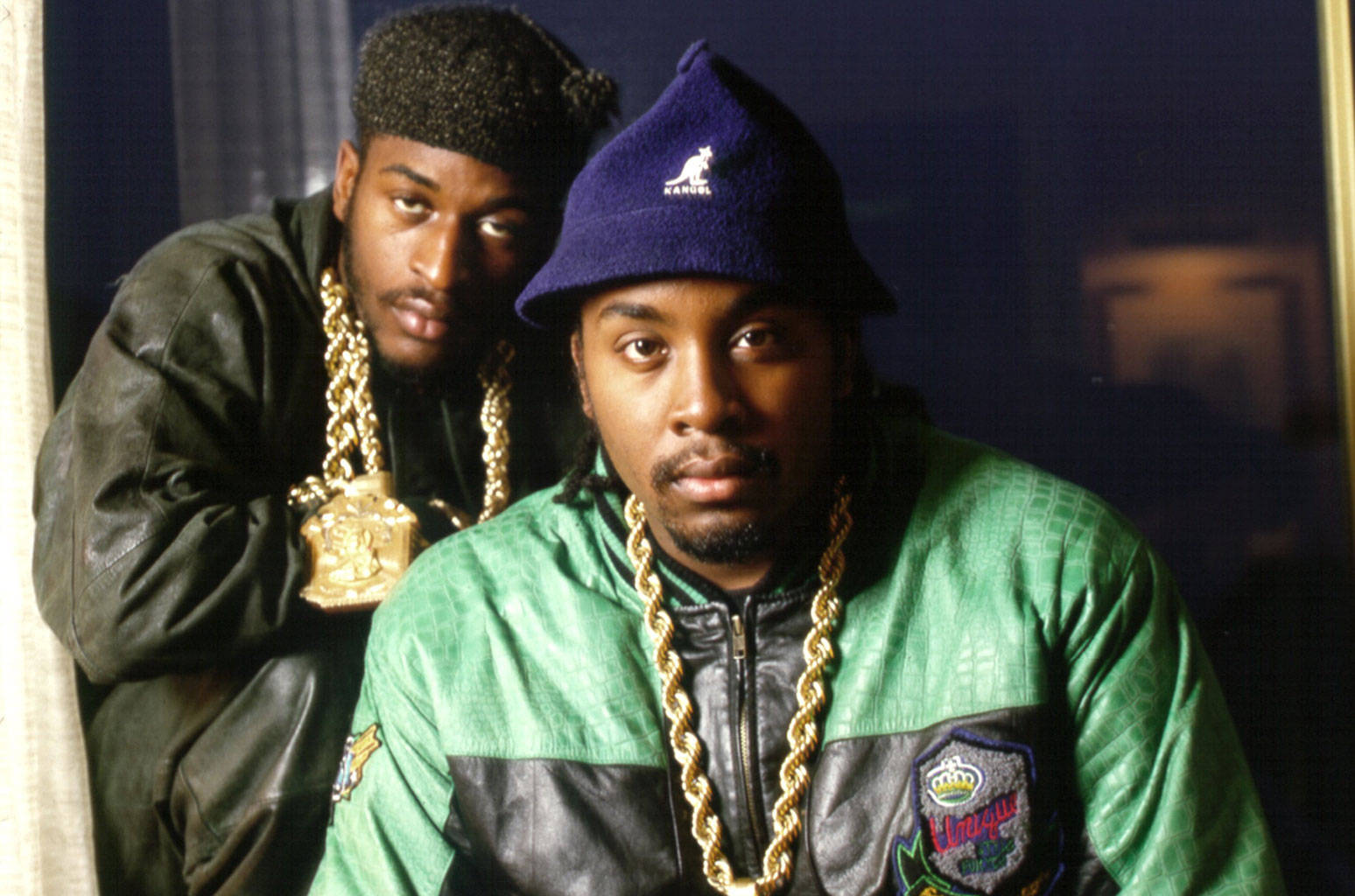 Eric B And Rakim, 90s hip hop attire, gold chains, HD Desktop Wallpaper