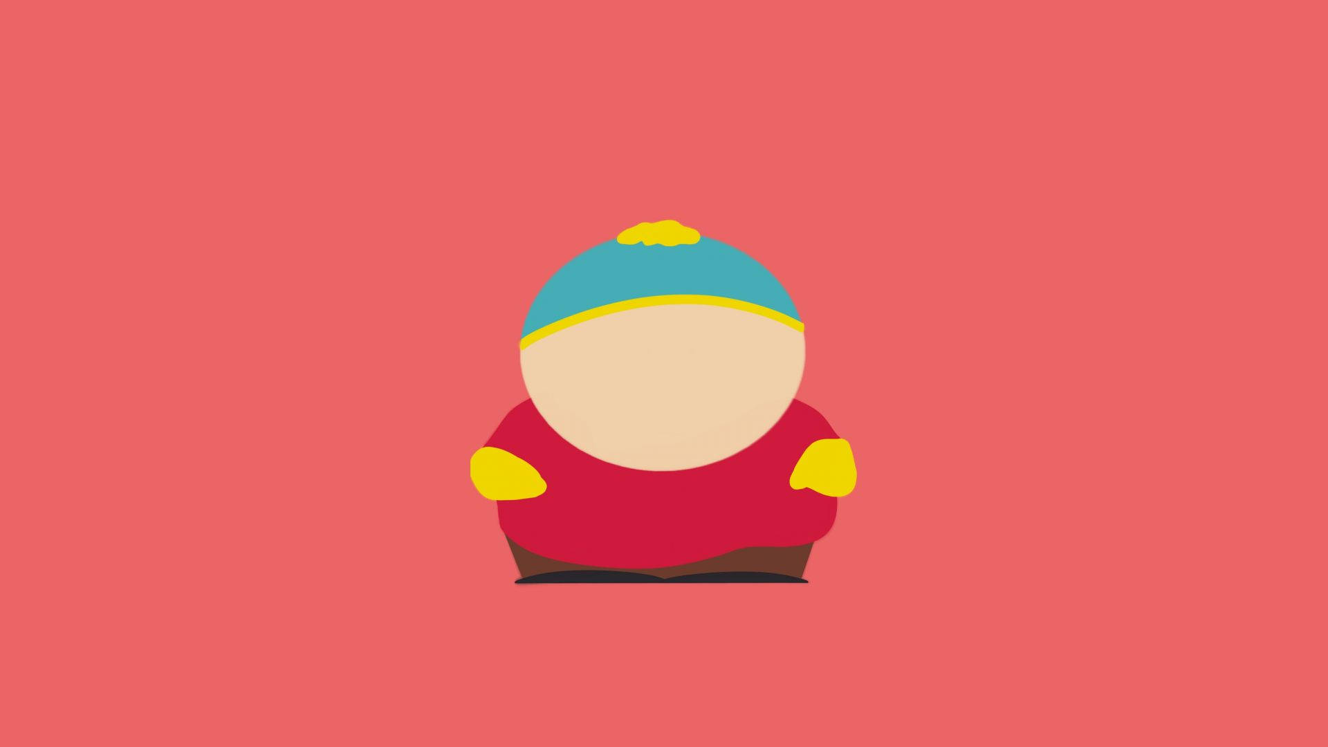 Eric Cartman, red jacket, blue hat, Full HD Desktop Wallpaper