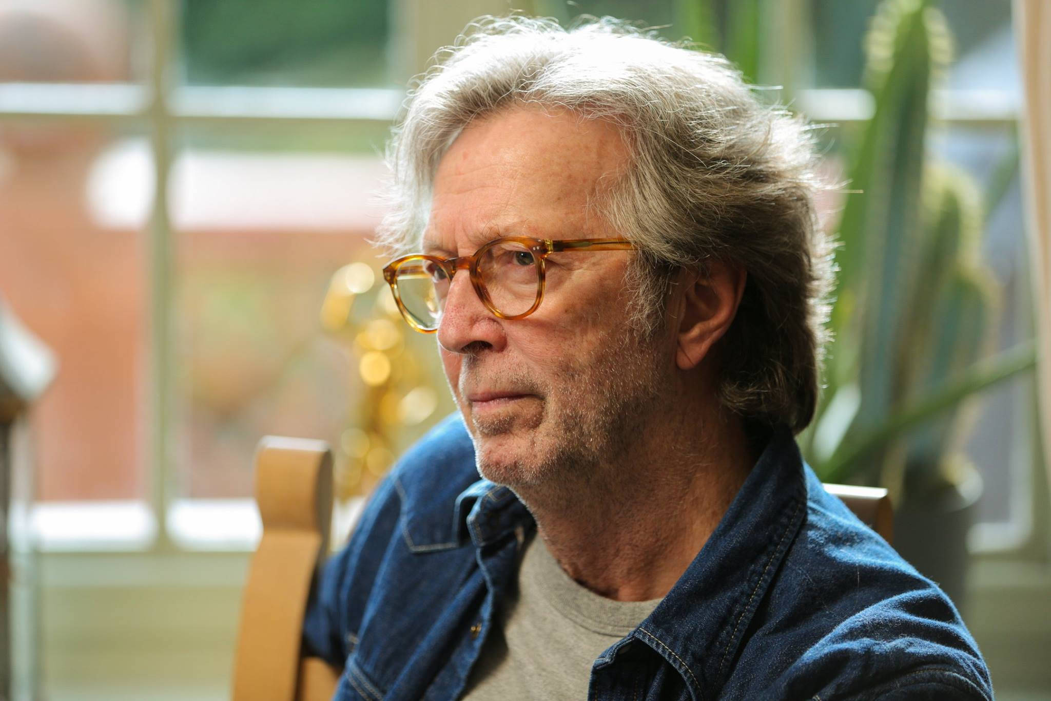 Eric Clapton, gray hair, amber glasses, Full HD Desktop Wallpaper