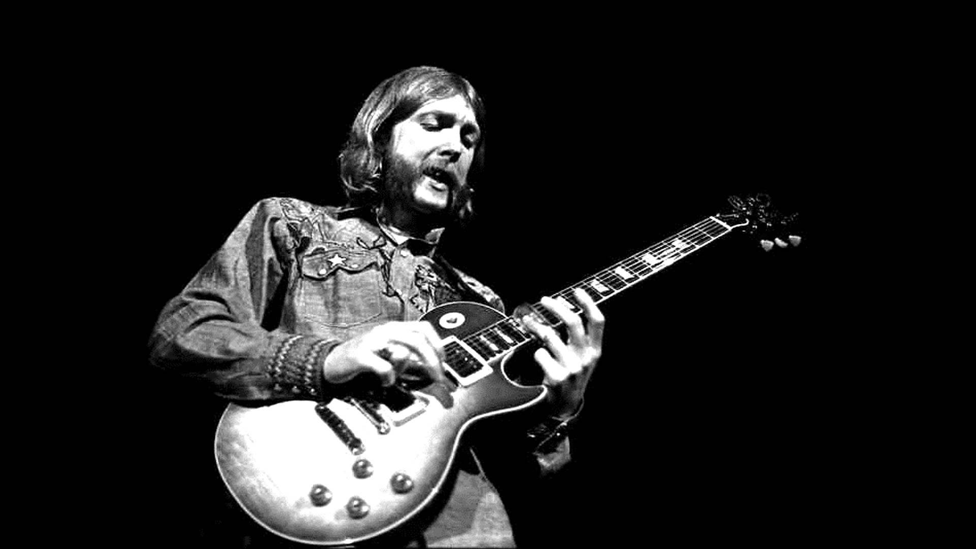Eric Clapton, all-denim, sunburst electric guitar, Full HD Desktop Wallpaper