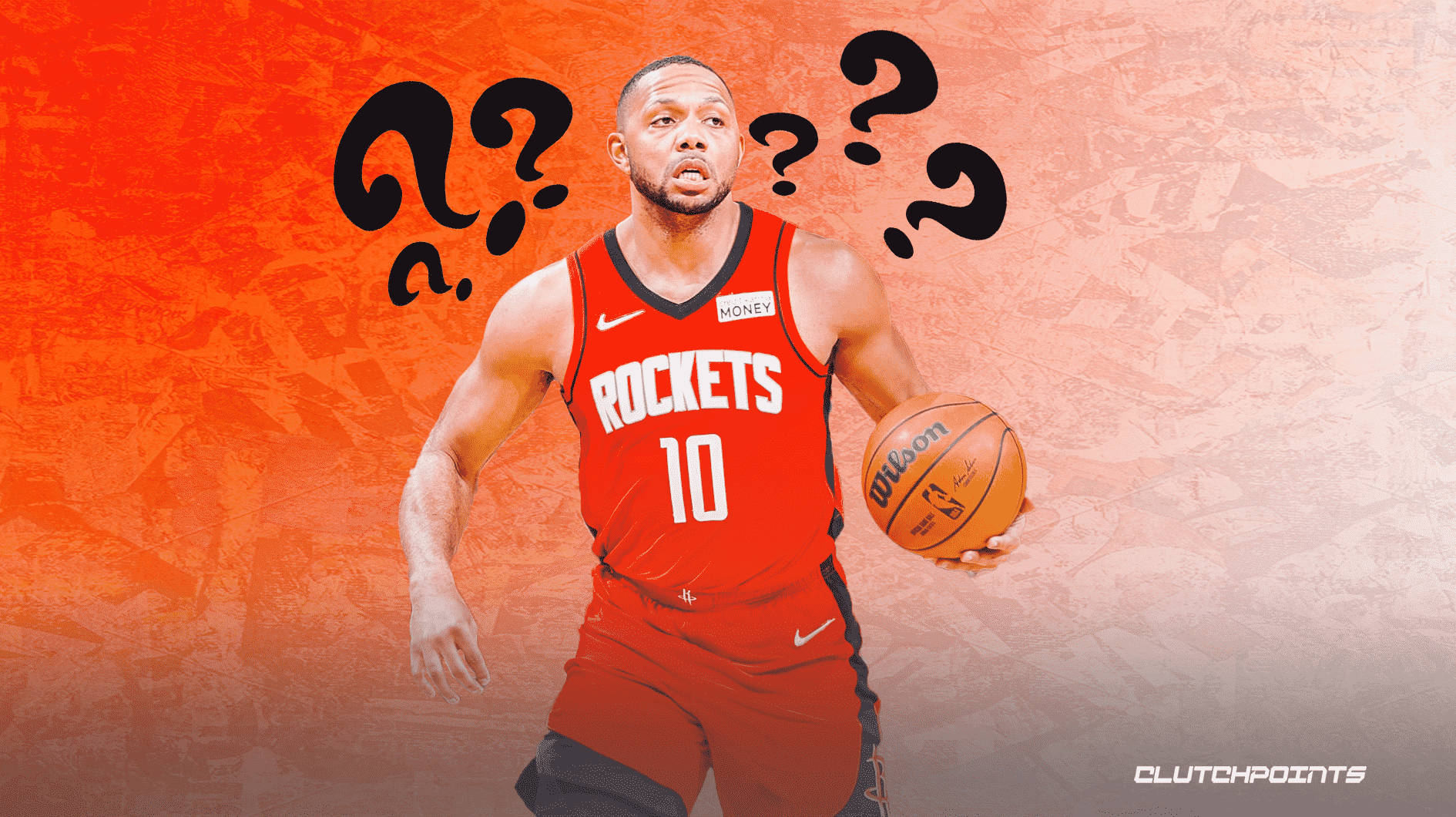 Eric Gordon, red Rockets jersey, basketball player, HD Desktop Wallpaper