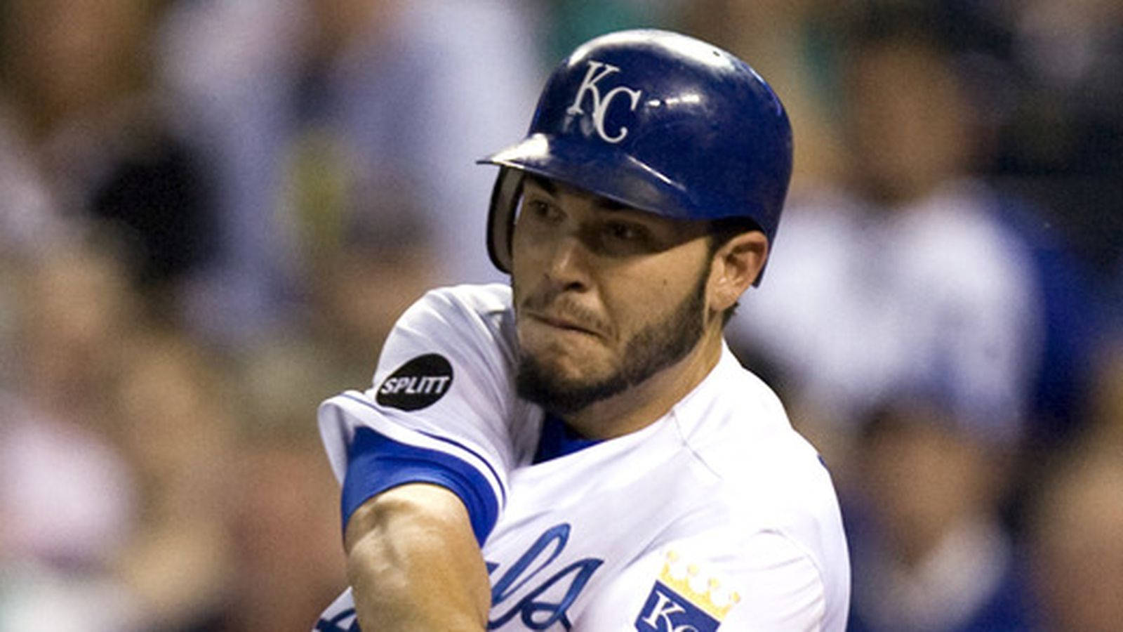 Eric Hosmer, blue cap, blue helmet, HD Desktop Wallpaper