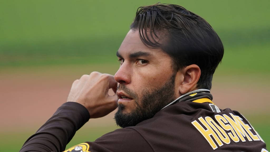 Eric Hosmer, brown uniform, yellow lettering, SD Desktop Wallpaper