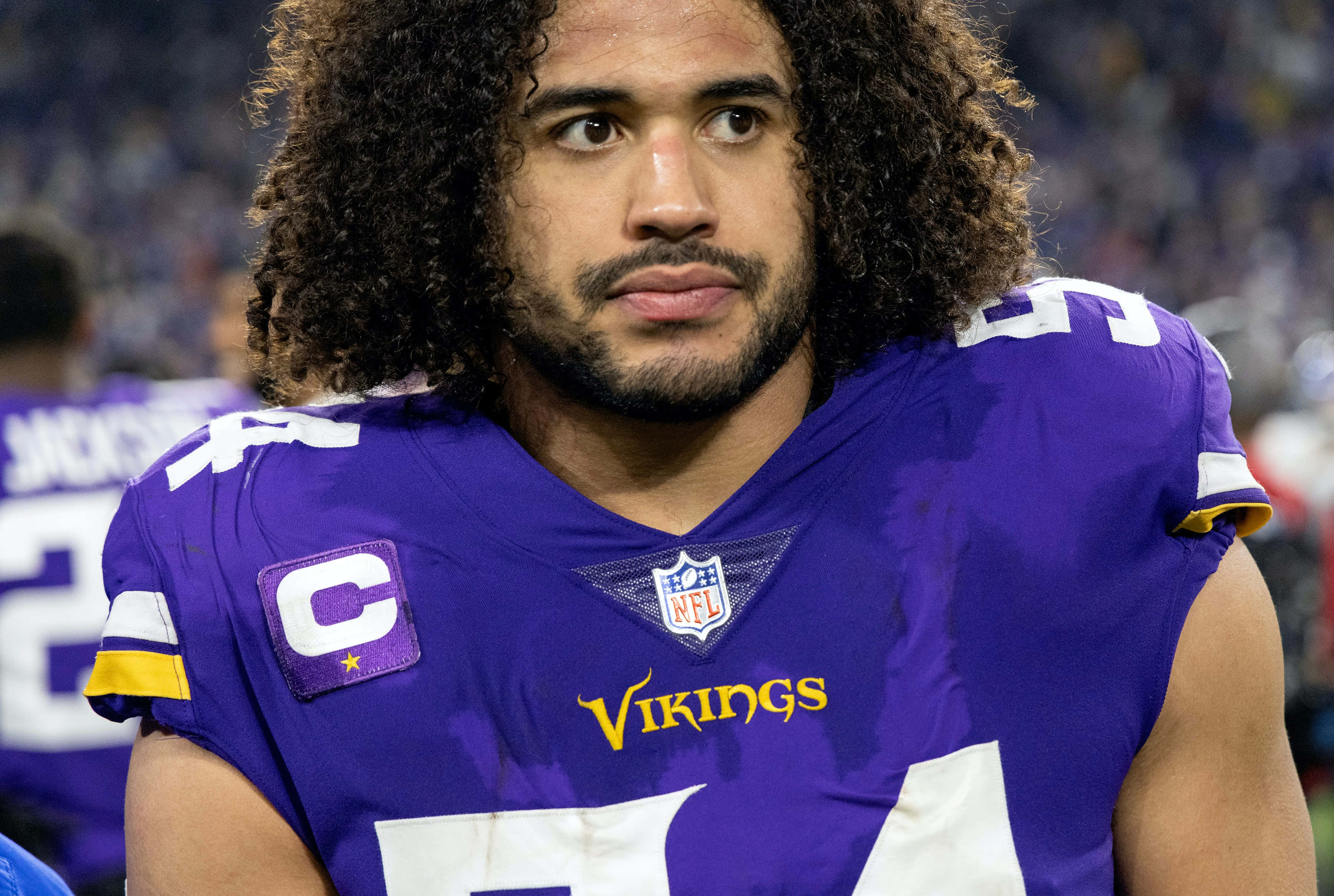 Eric Kendricks, NFL player, curly hair, 2K Desktop Wallpaper