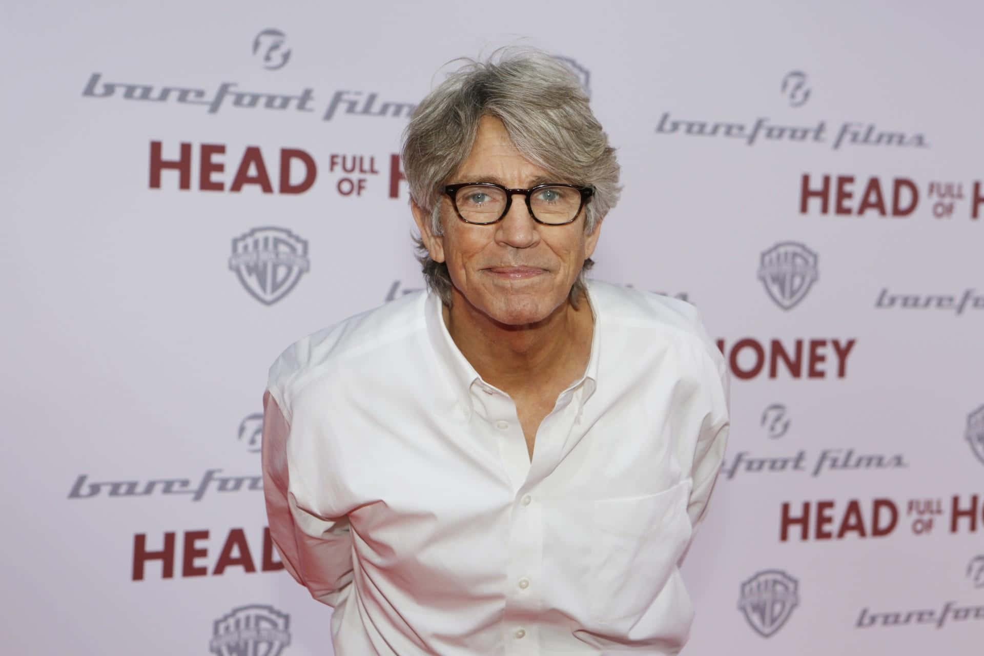 Eric Roberts, white shirt, glasses, Full HD Desktop Wallpaper