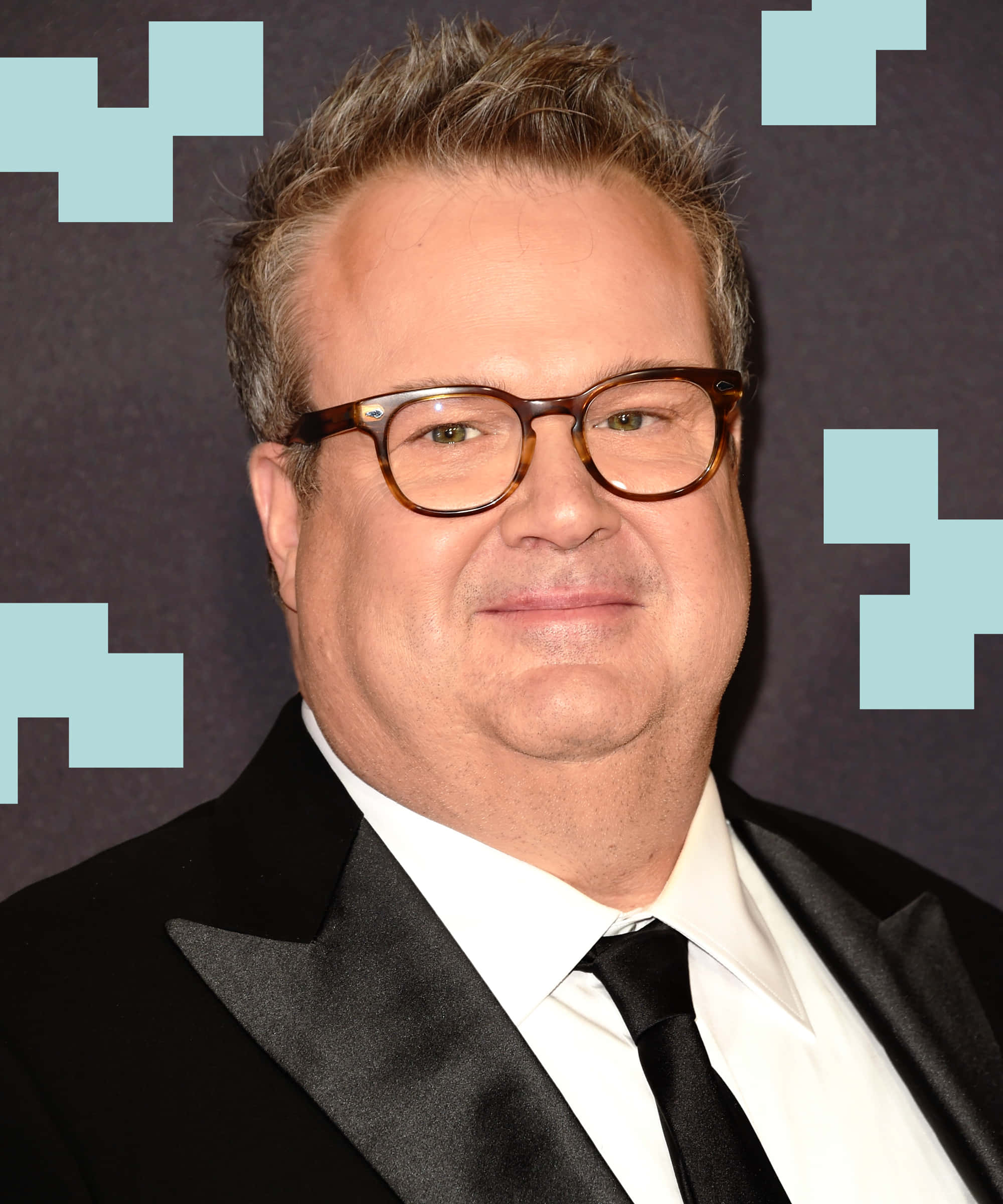 Eric Stonestreet, black tuxedo, dark background, Full HD Phone Wallpaper