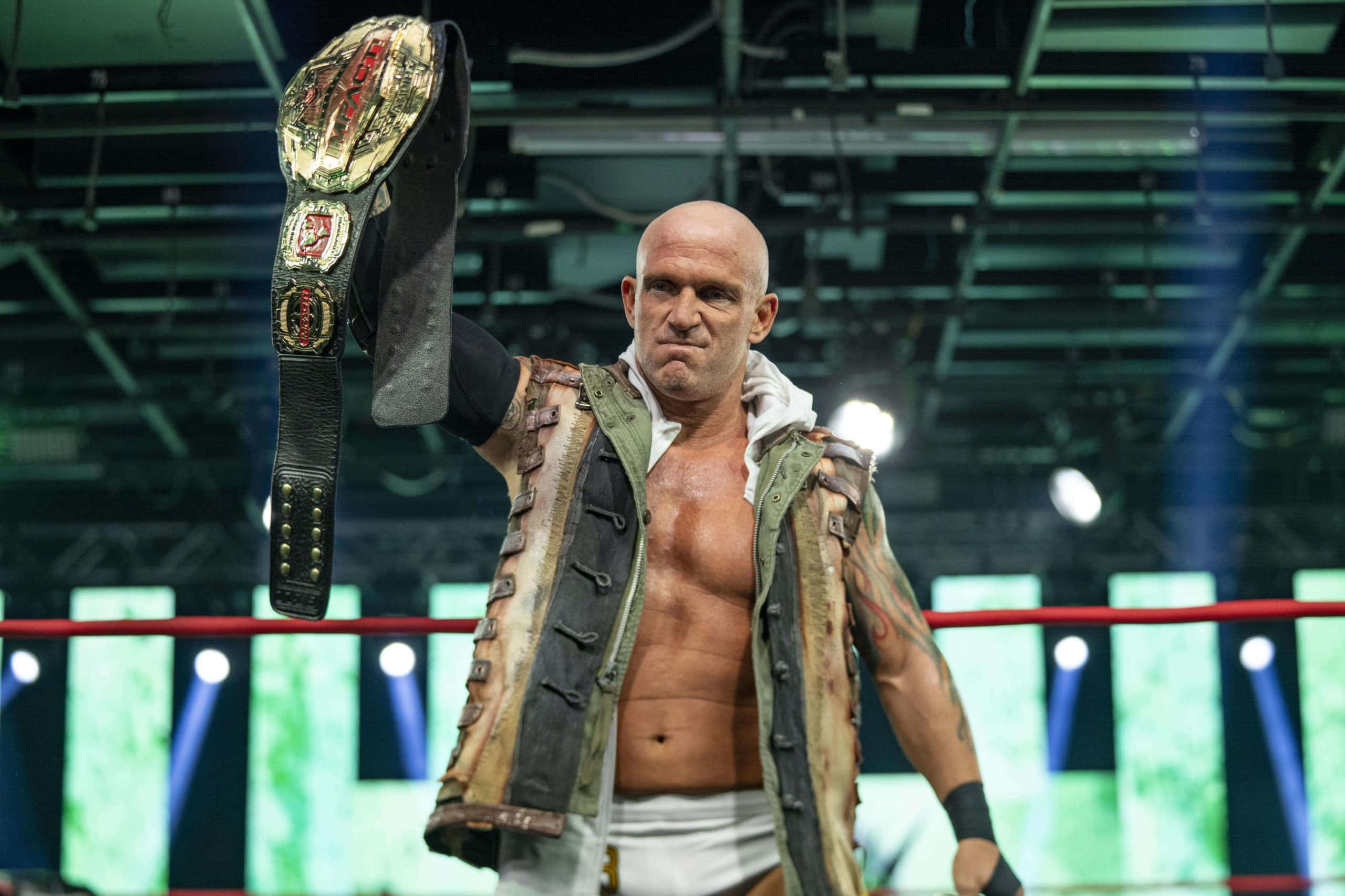 Eric Young, 2020 Impact World Champion, championship belt, 2K Desktop Wallpaper