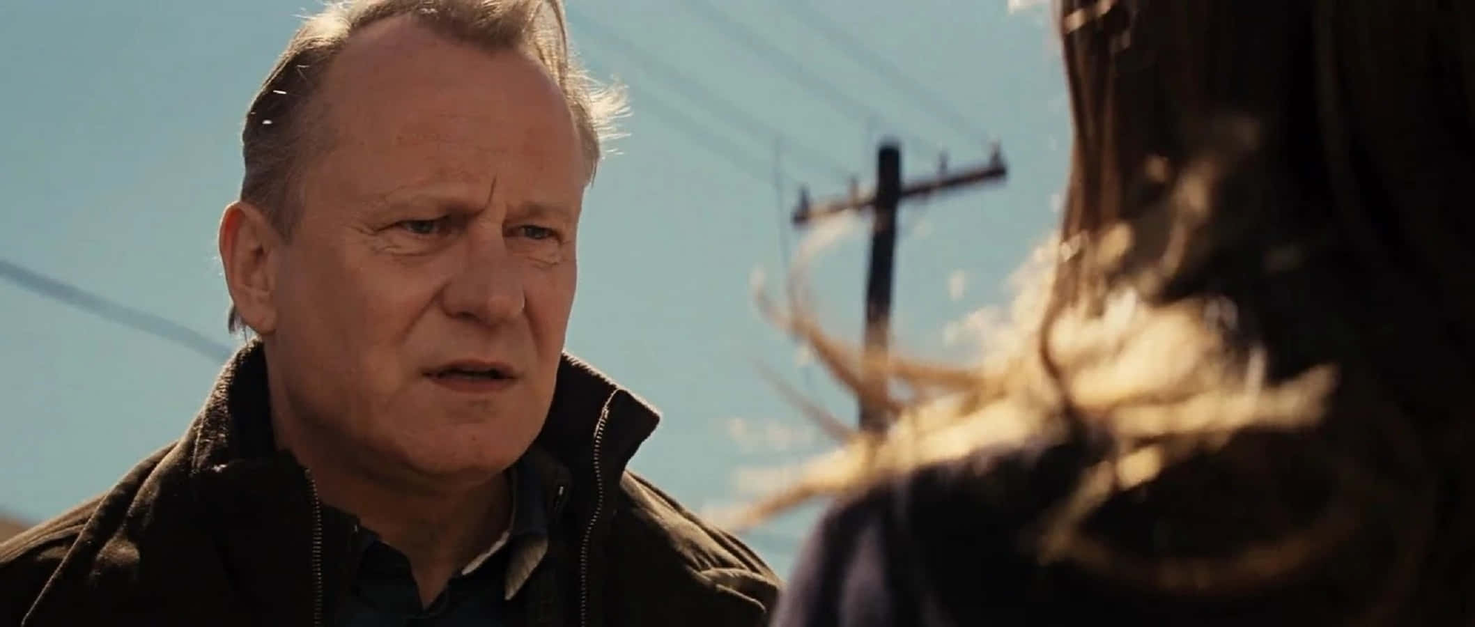 Erik Selvig, dark jacket, blonde hair, Full HD Desktop Wallpaper