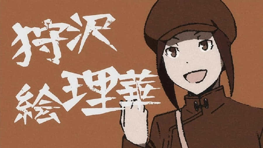 Erika Karisawa, brown hat, brown coat, SD Desktop Wallpaper
