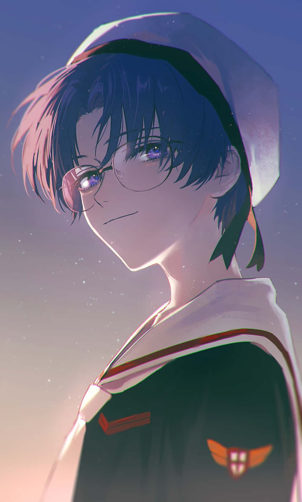 Eriol Hiiragizawa, anime portrait, sailor uniform, HD Phone Wallpaper