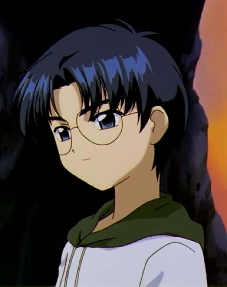 Eriol Hiiragizawa, dark hair, glasses, SD Phone Wallpaper
