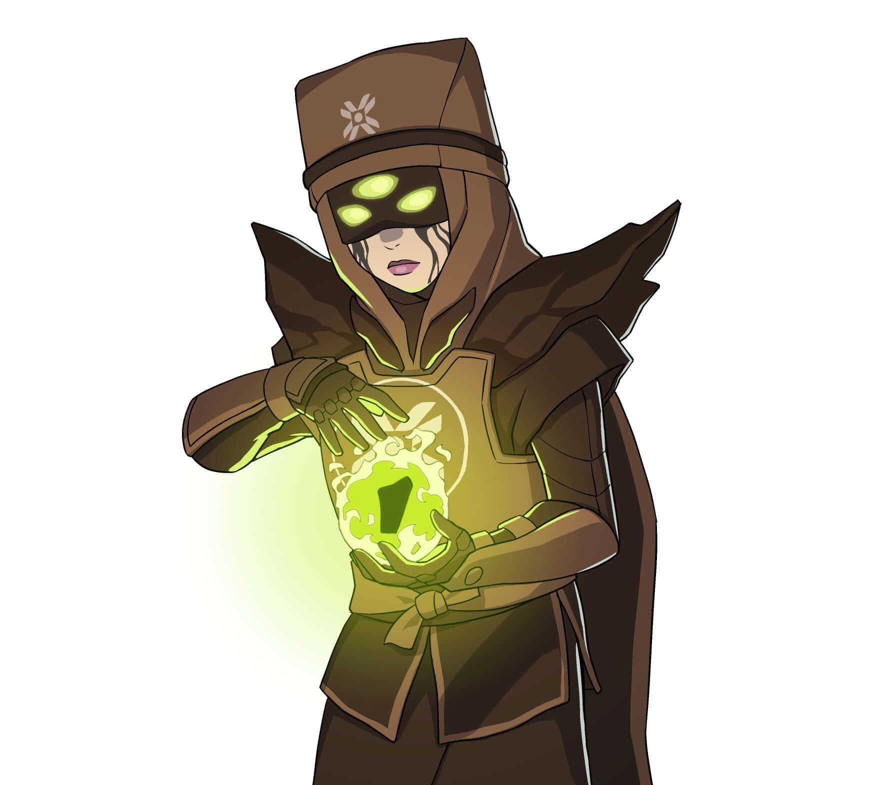 Eris Morn, hooded figure, brown robes, HD Desktop Wallpaper