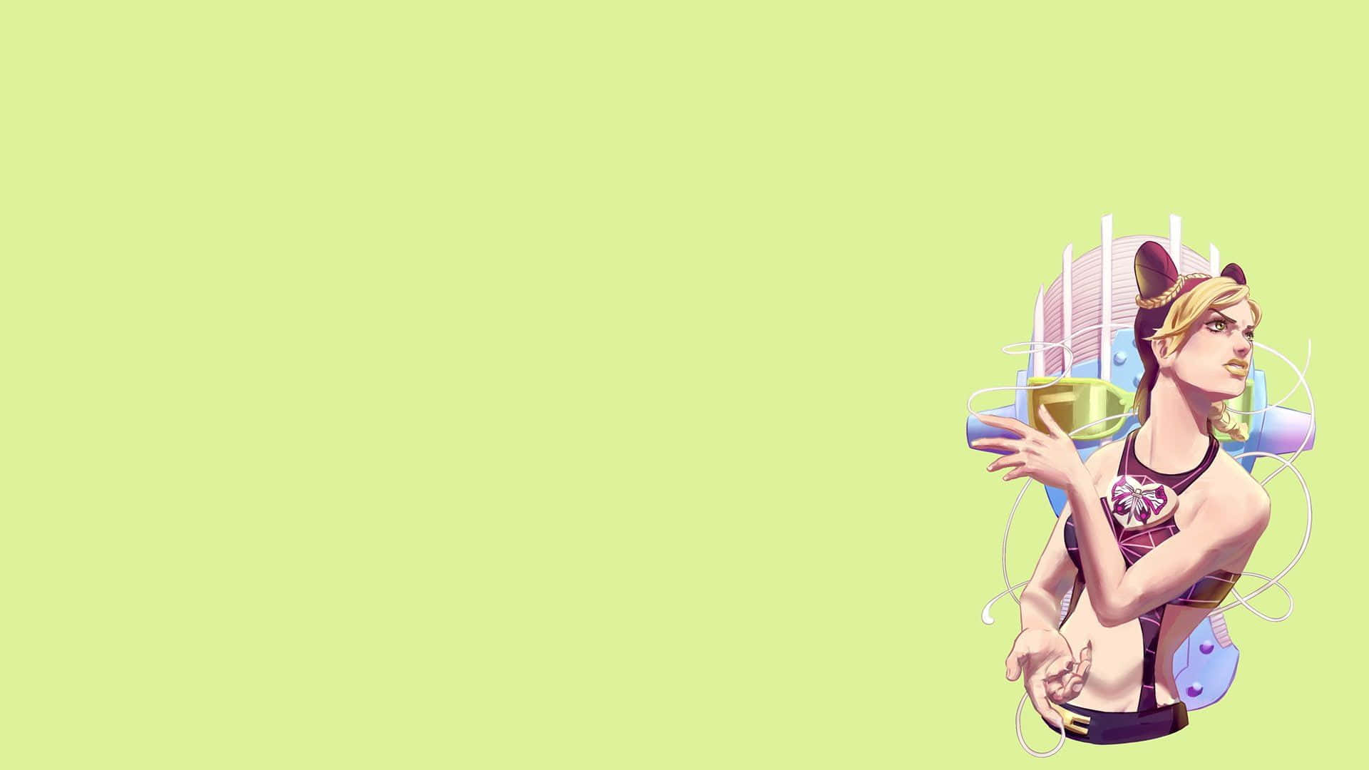 Ermes Costello, anime woman, blonde hair, Full HD Desktop Wallpaper