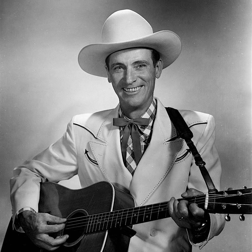 Ernest Tubb, white cowboy hat, suit, SD Desktop Wallpaper