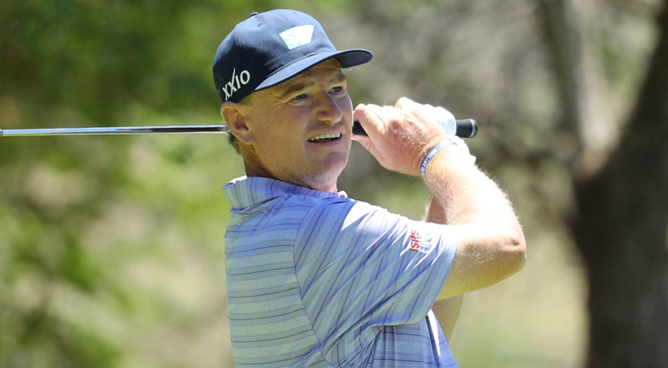 Ernie Els, golfer, mid-swing, Full HD Desktop Wallpaper