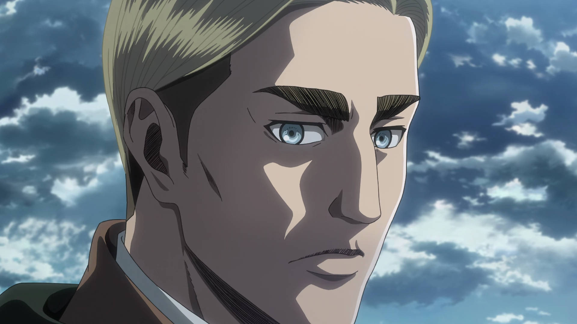 Erwin Smith, anime, blonde hair, Full HD Desktop Wallpaper