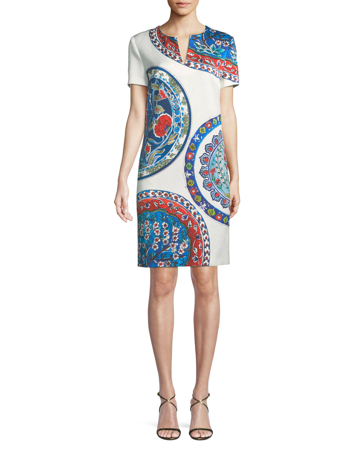 Escada, chemise dress, white dress, HD Phone Wallpaper