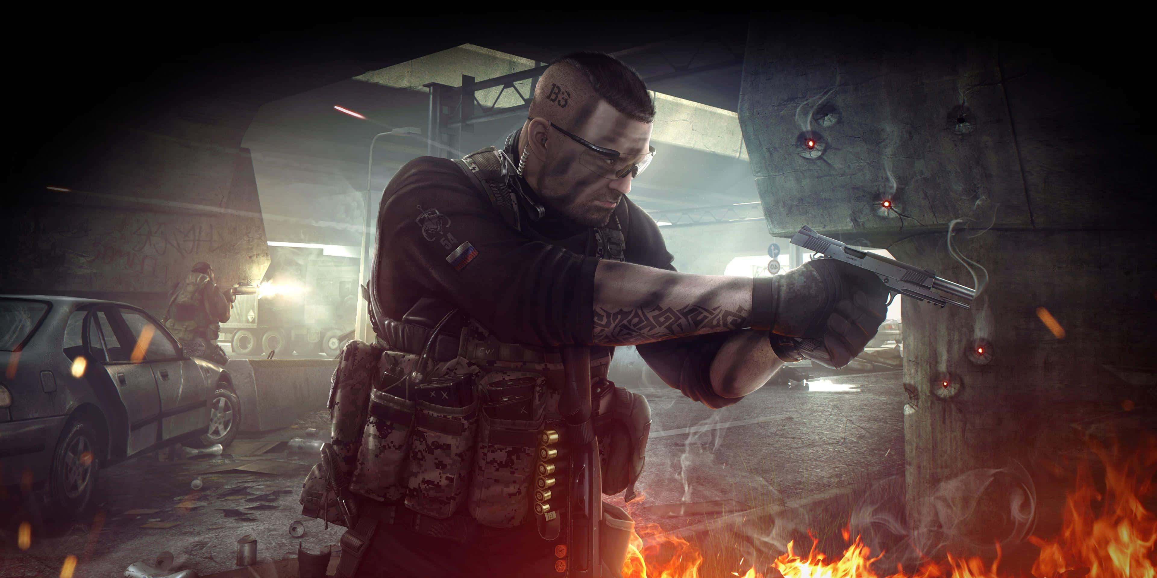 Escape From Tarkov, tactical gear, pistol, 4K Desktop Wallpaper
