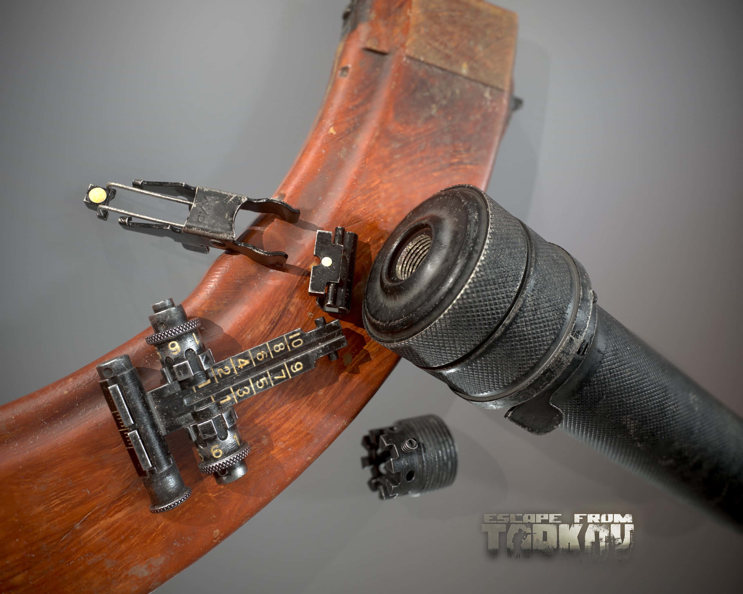Tarkov, rifle scope, mount, 2K Desktop Wallpaper