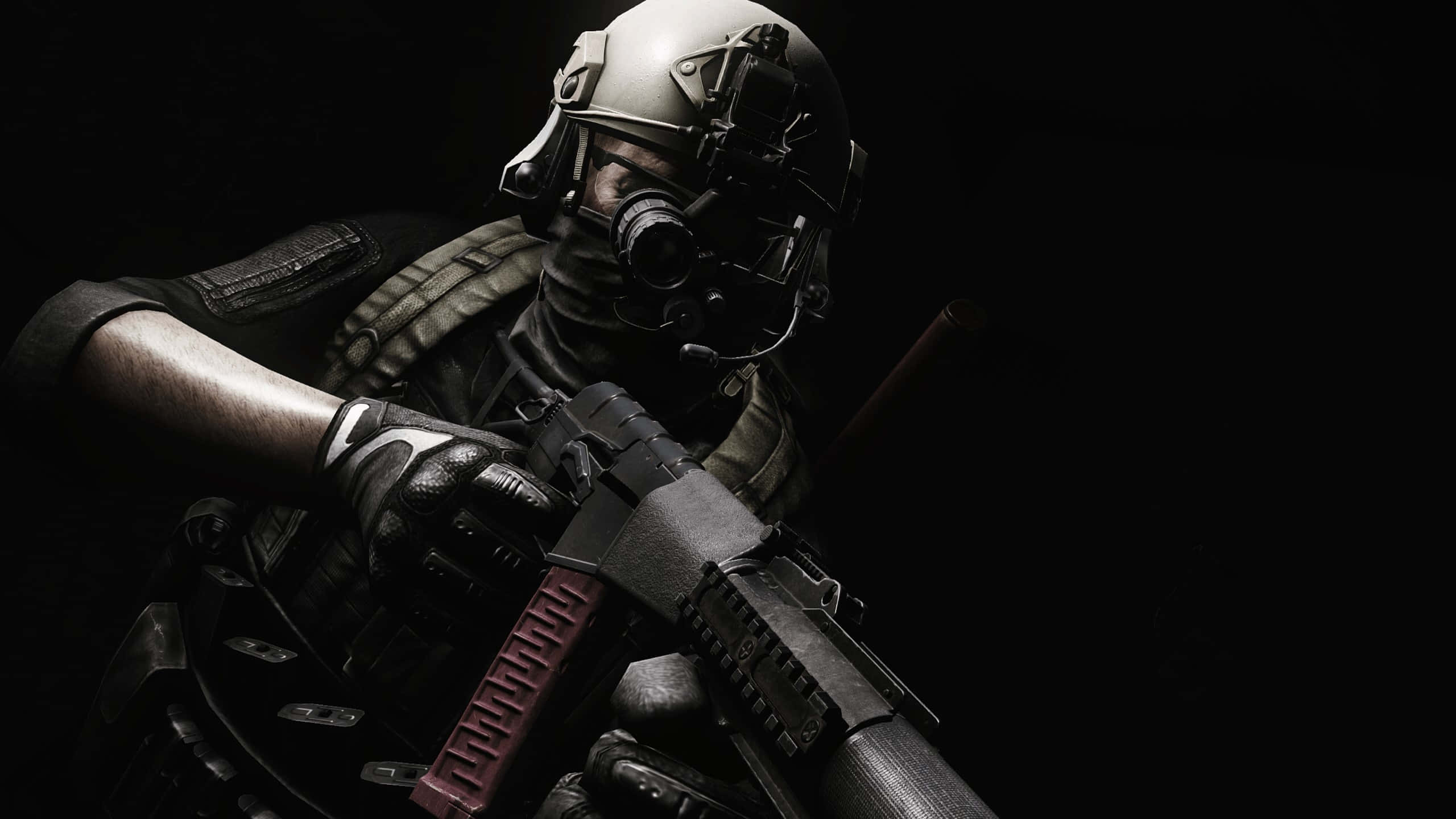 Tarkov, soldier, tactical gear, 2K Desktop Wallpaper
