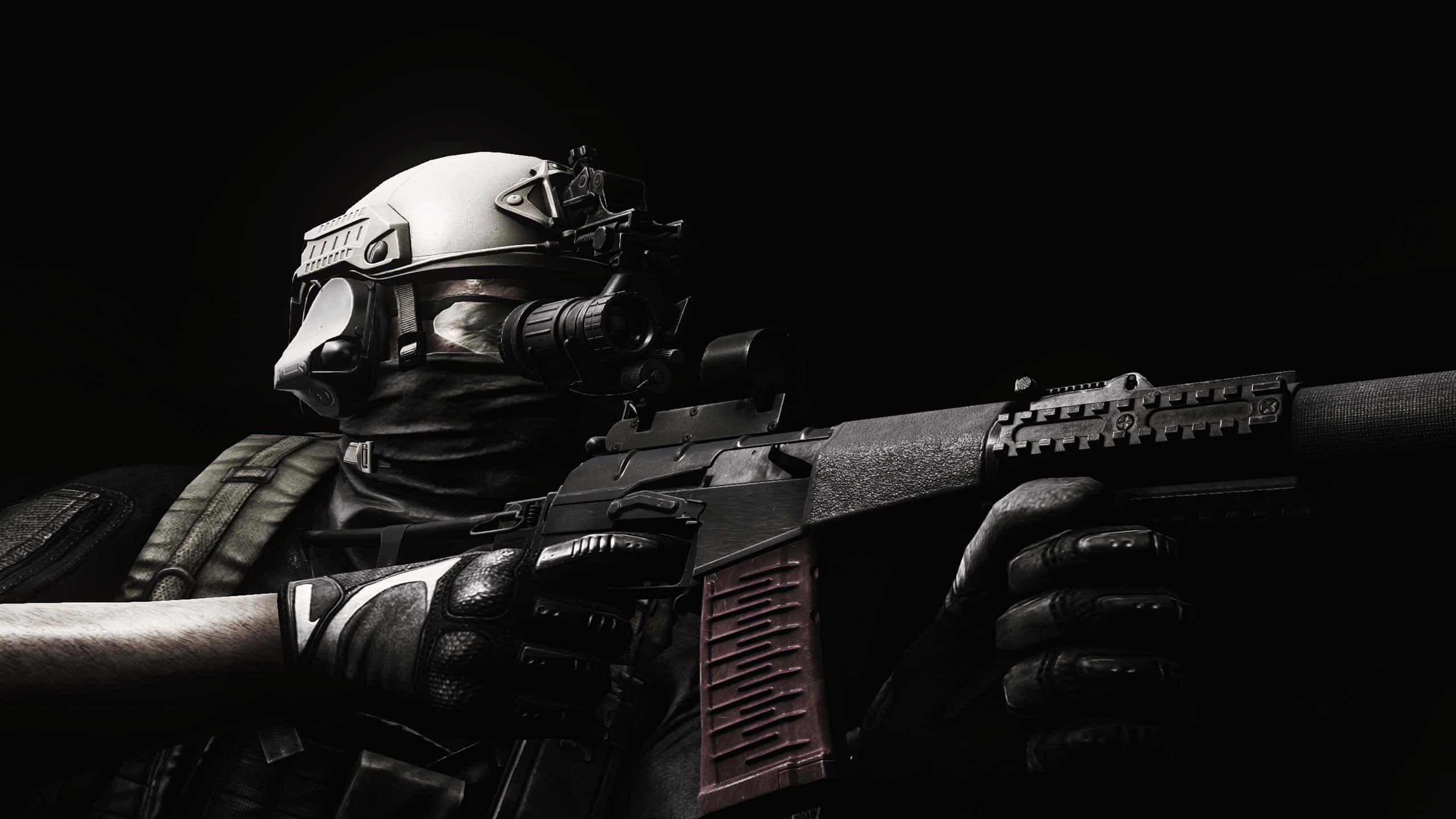 Tarkov, soldier, tactical gear, 2K Desktop Wallpaper