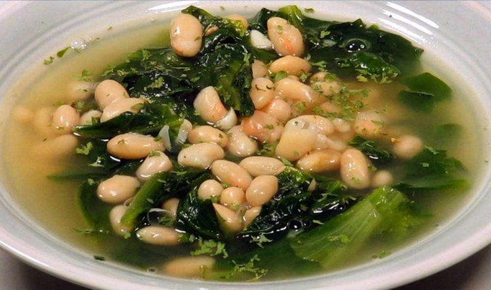 Escarole, Cannellini Bean, Vegetable Soup, SD Desktop Wallpaper