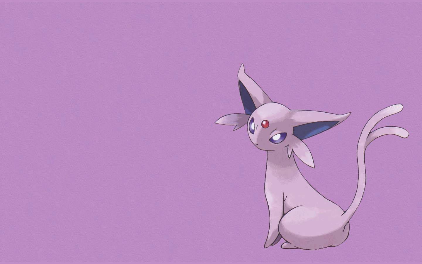 Espeon, purple, lavender background, HD Desktop Wallpaper