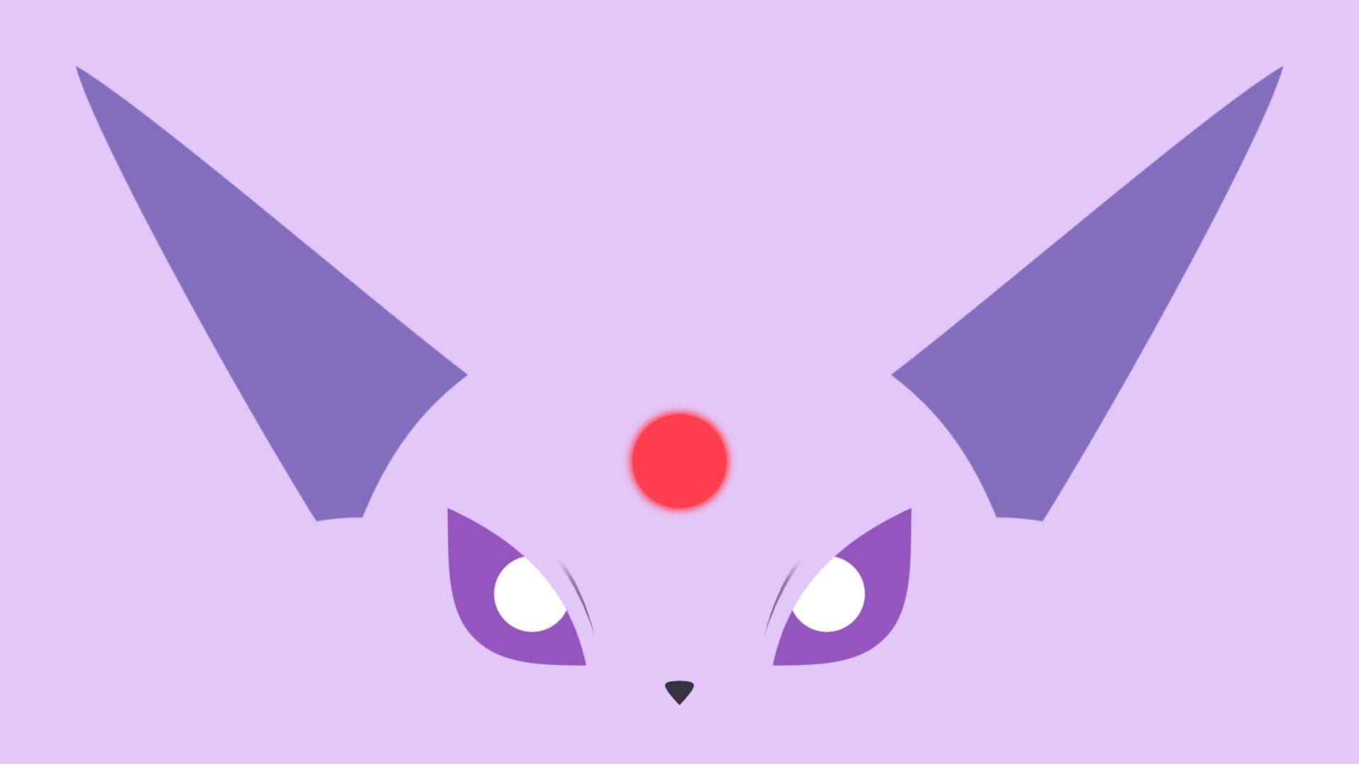 Espeon, purple, sharp ears, Full HD Desktop Wallpaper