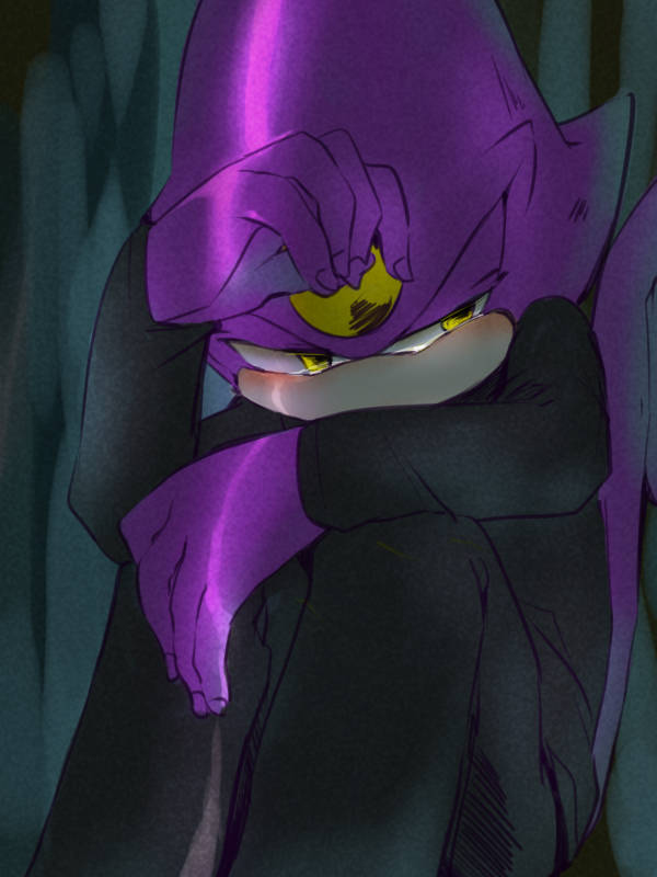 Espio The Chameleon, purple, glowing yellow eyes, SD Phone Wallpaper