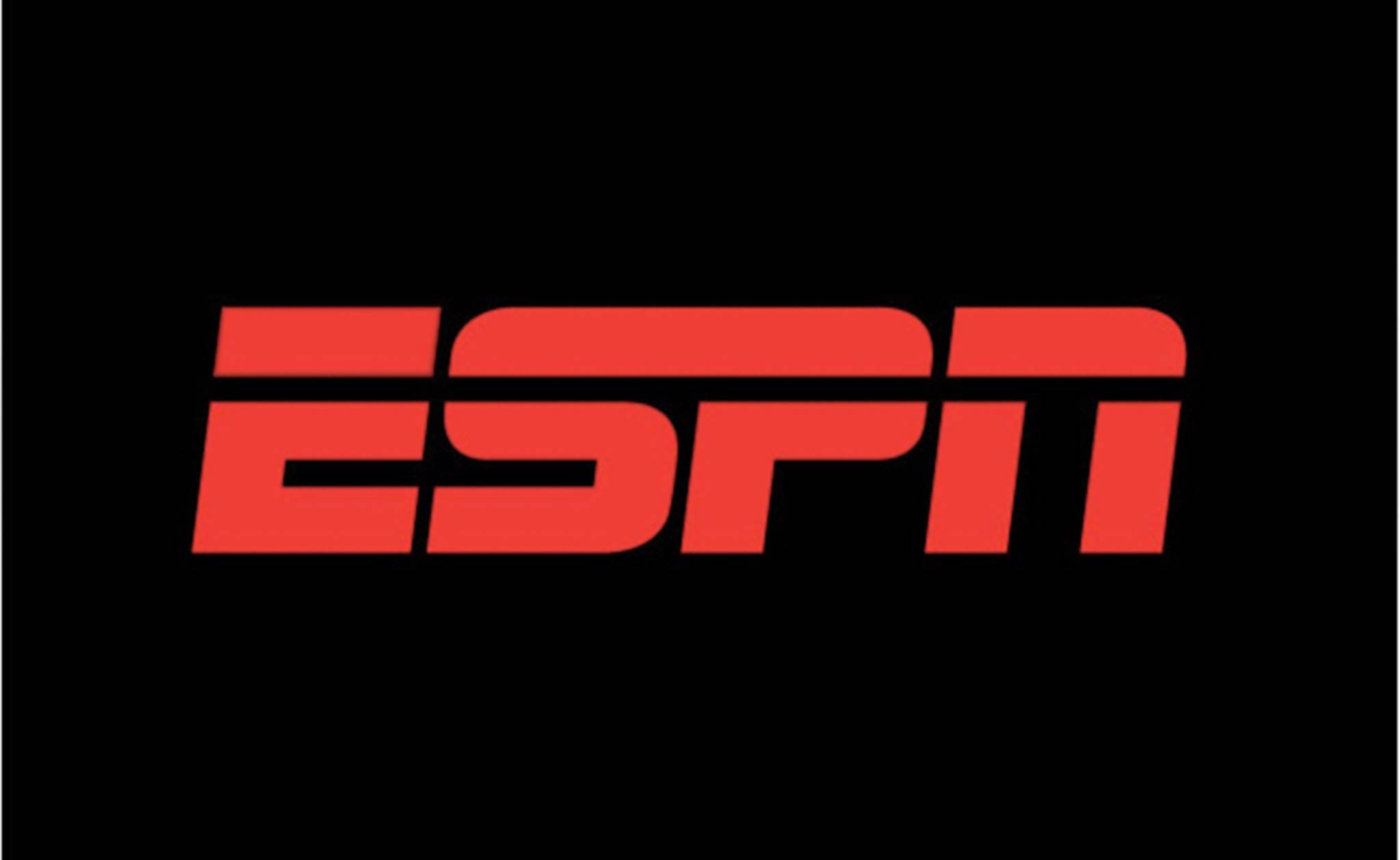 ESPN, red, black, Full HD Desktop Wallpaper