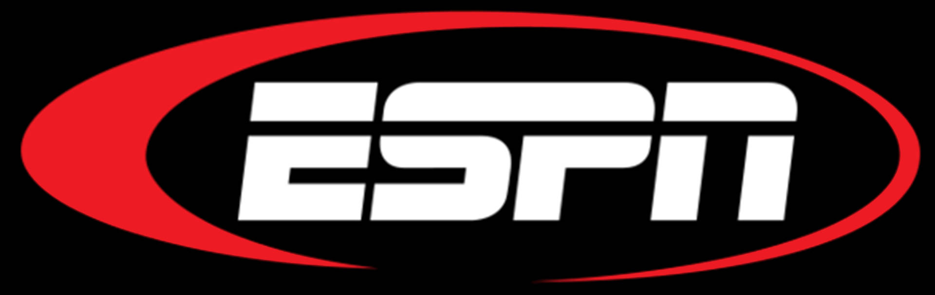 ESPN, oval shaped logo, white, Full HD Desktop Wallpaper