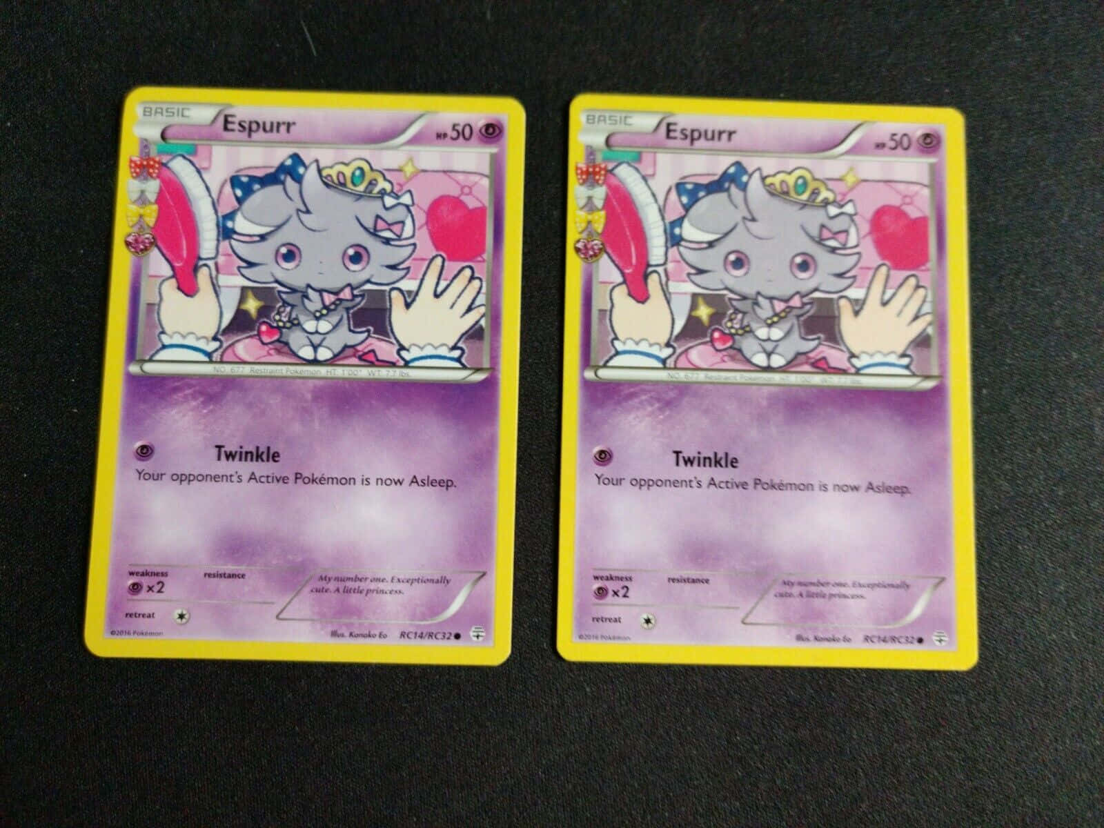 Espurr, yellow borders, purple backgrounds, HD Desktop Wallpaper