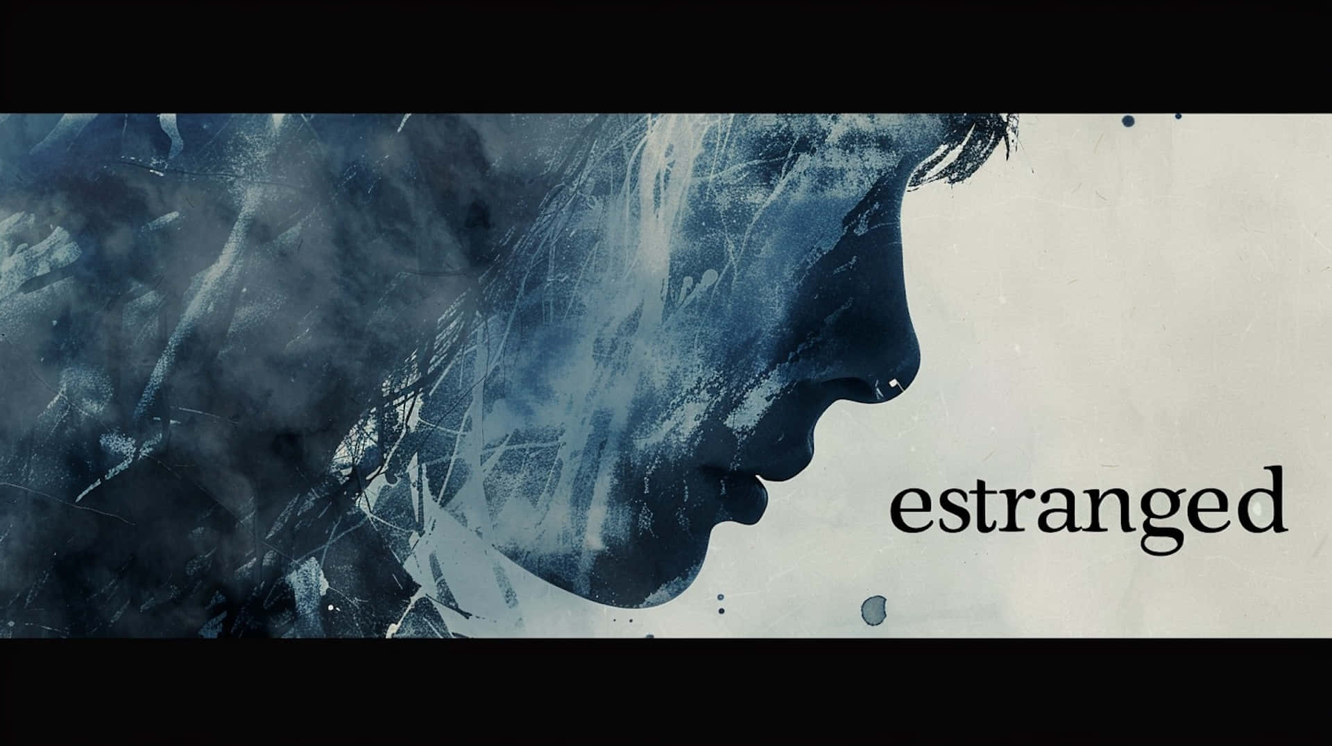 Estranged, blue-toned, profile, Full HD Desktop Wallpaper