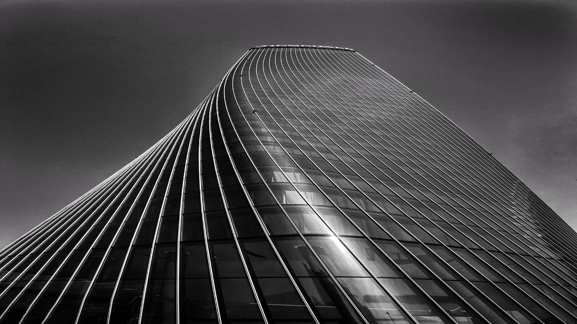 Eternal Life, black and white, low-angle, Full HD Desktop Wallpaper