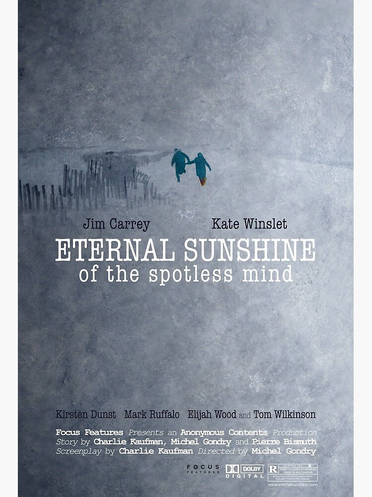 Eternal Sunshine of the Spotless Mind, snowy field, gray sky, SD Phone Wallpaper