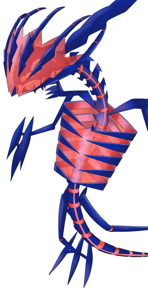 Eternatus, blue, orange, SD Phone Wallpaper