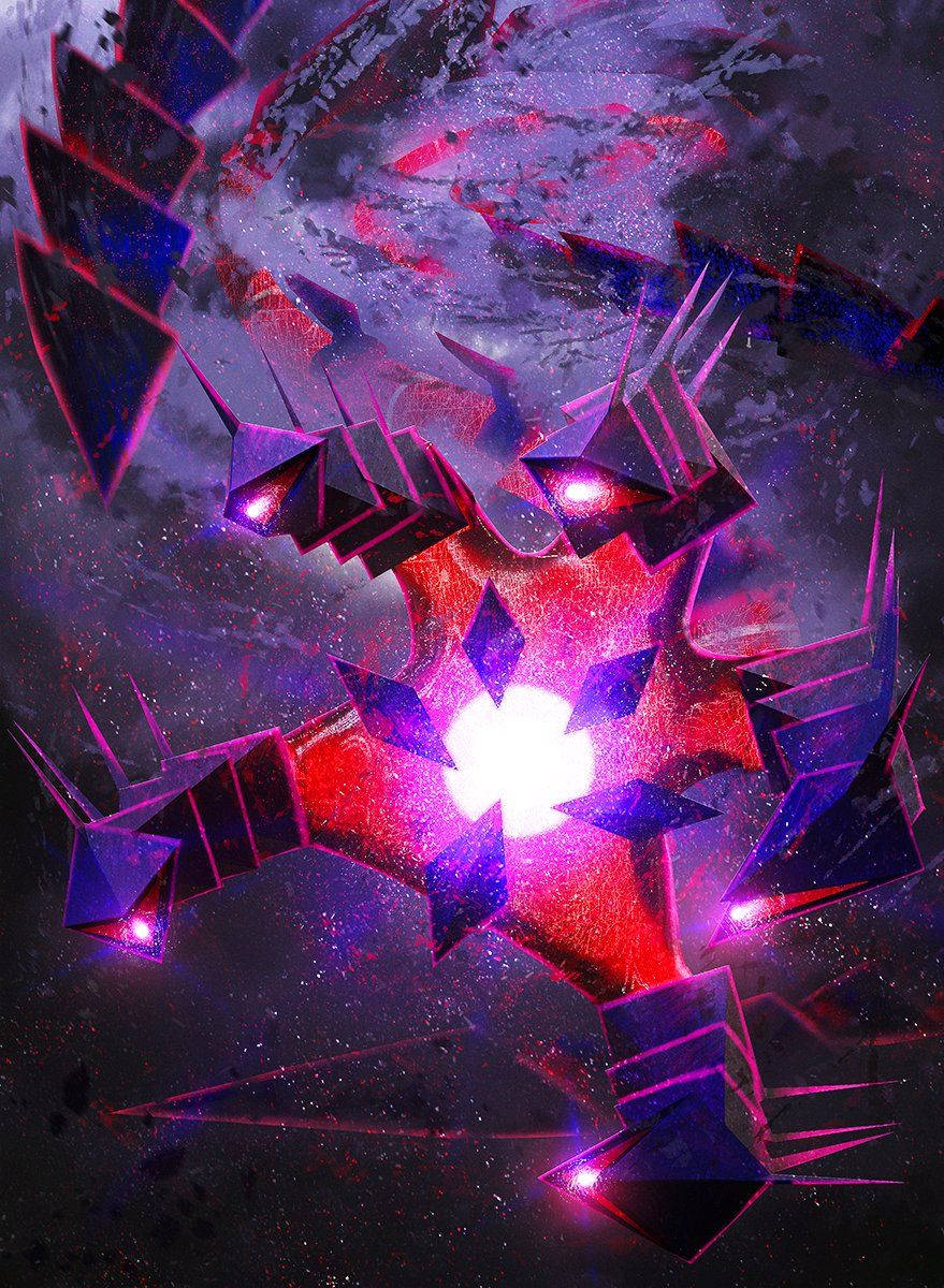 Eternatus, night sky, starry nebula, SD Phone Wallpaper