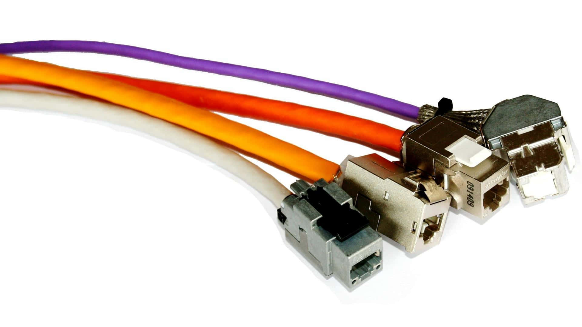 Ethernet, 1920 x 1080, metallic connectors, Full HD Desktop Wallpaper