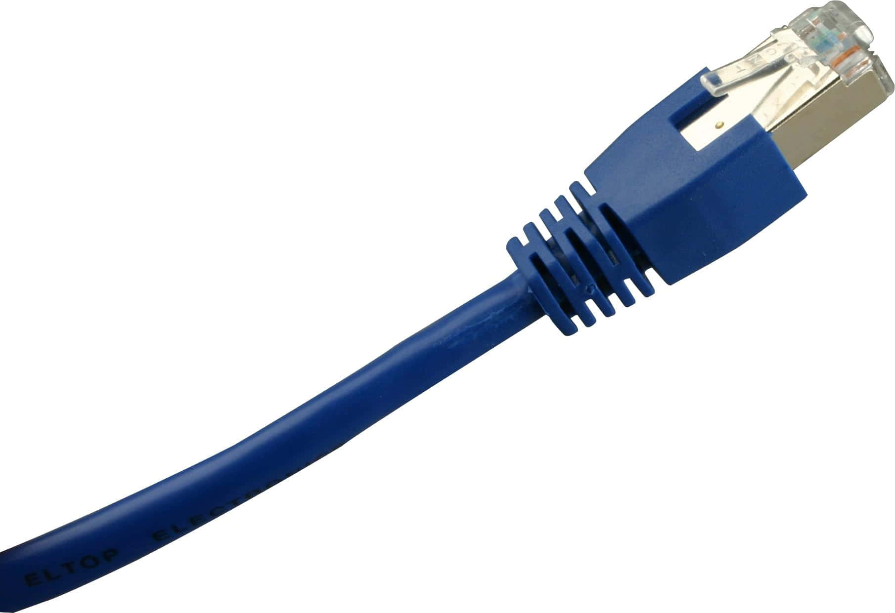 Ethernet, blue, clear plastic connector, HD Desktop Wallpaper