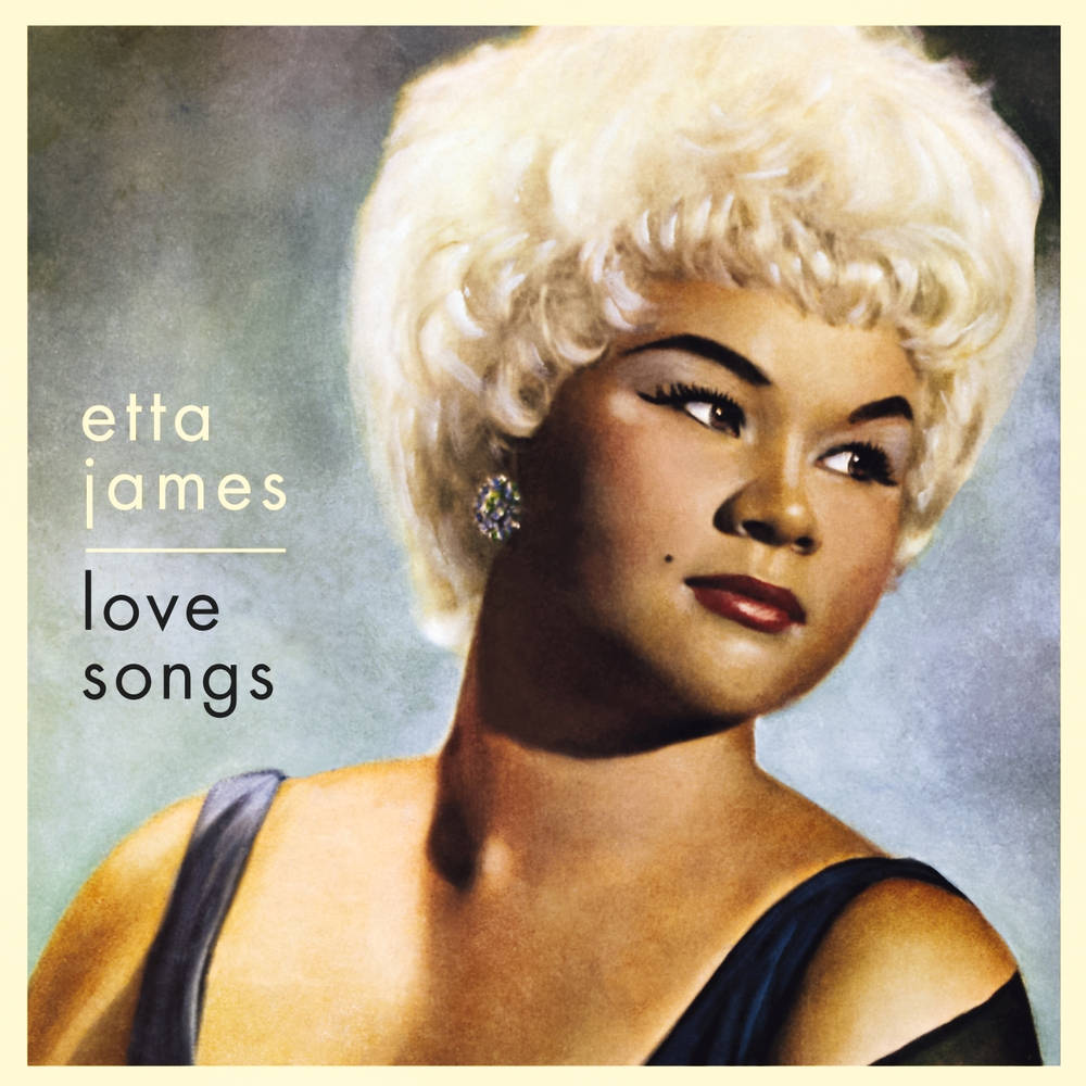 Etta James, voluminous blonde curls, red lips, SD Desktop Wallpaper