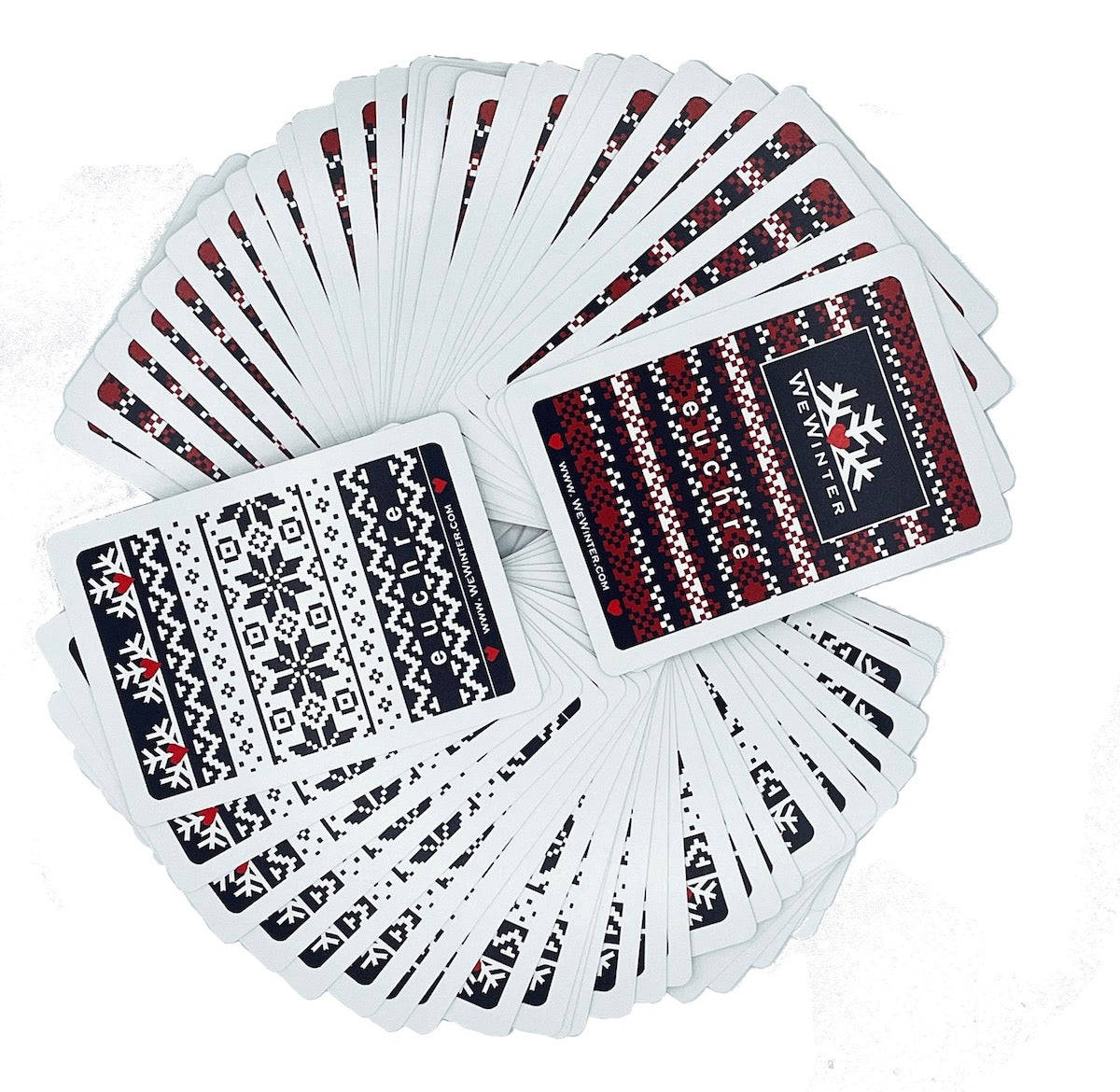 Euchre, red, black, SD Desktop Wallpaper