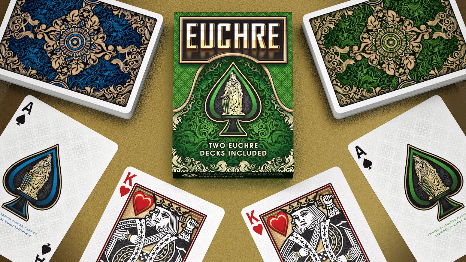 Euchre, deck cards, box, HD Desktop Wallpaper