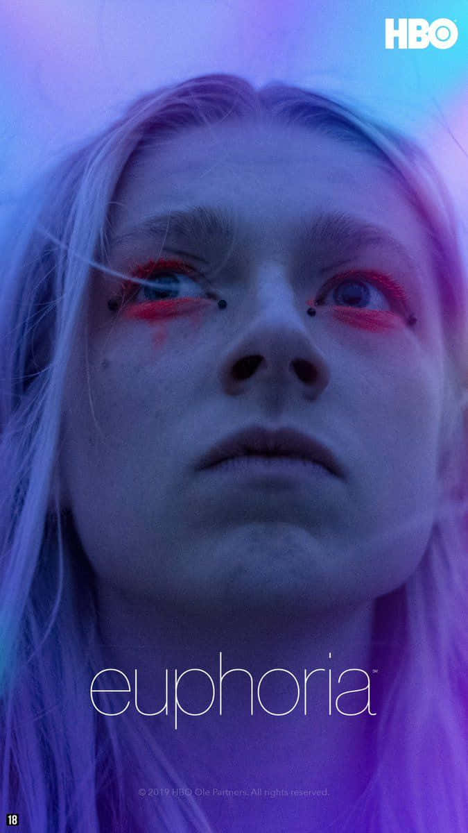 Euphoria, neon blue, purple lighting, SD Phone Wallpaper