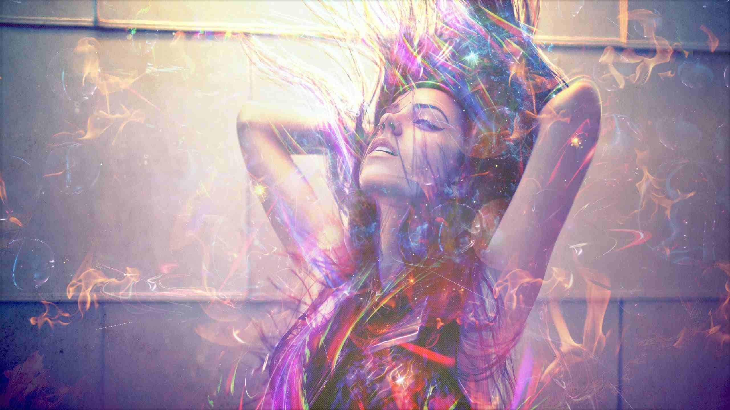 Euphoria, HBO, neon energy, 2K Desktop Wallpaper