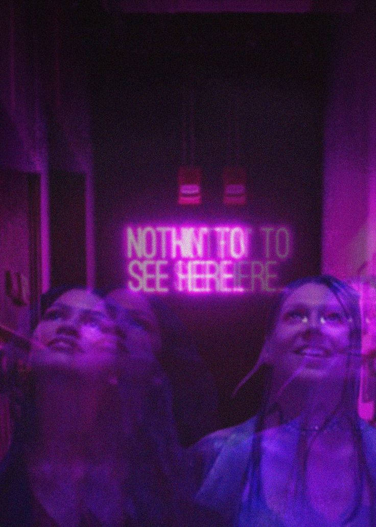 Euphoria HBO, pink neon sign, dim purple-lit room, SD Phone Wallpaper