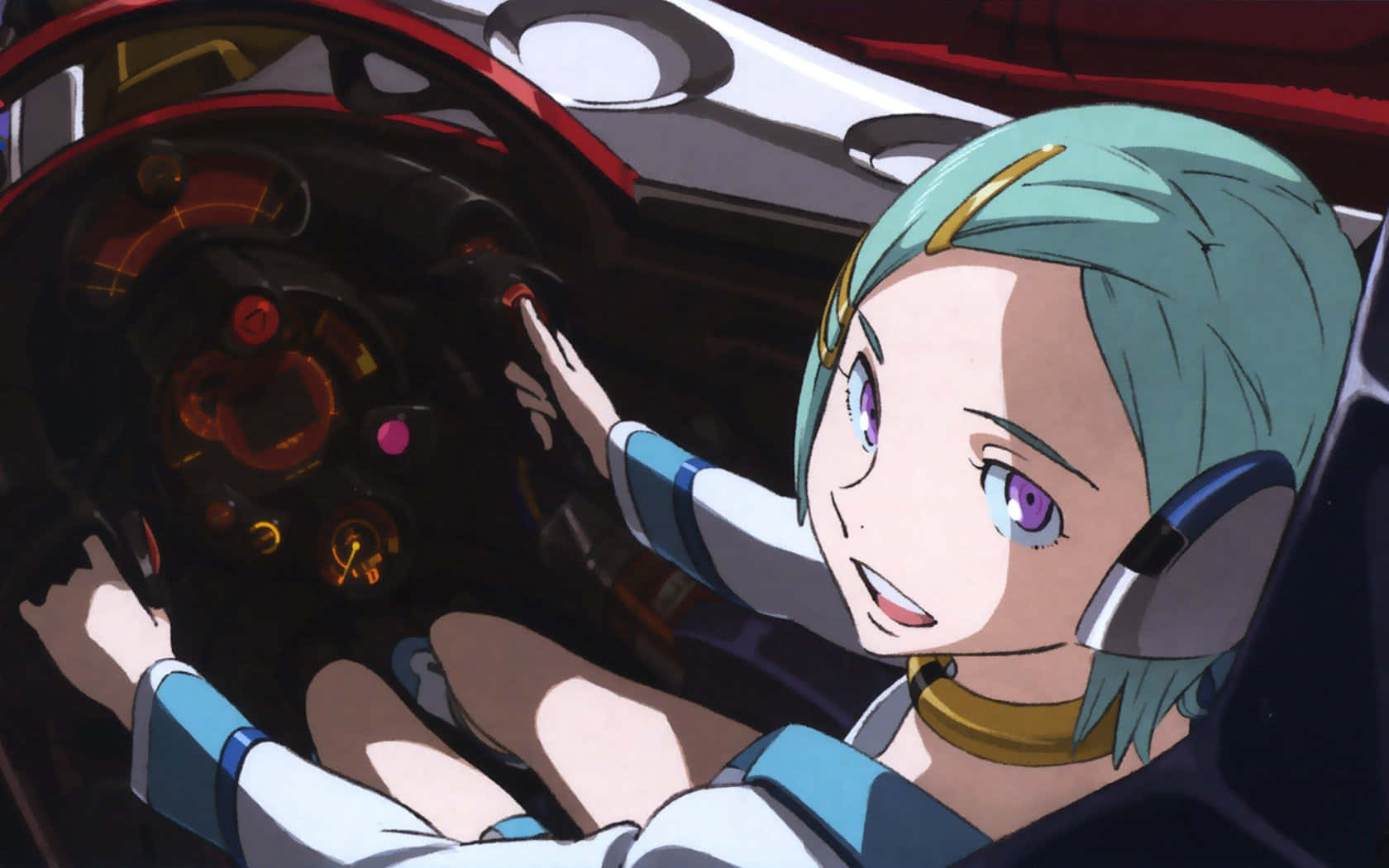 Eureka Seven, Eureka, teal hair, HD Desktop Wallpaper