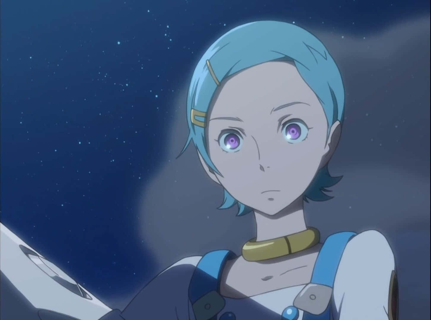 Eureka Seven, Eureka, blue hair, HD Desktop Wallpaper