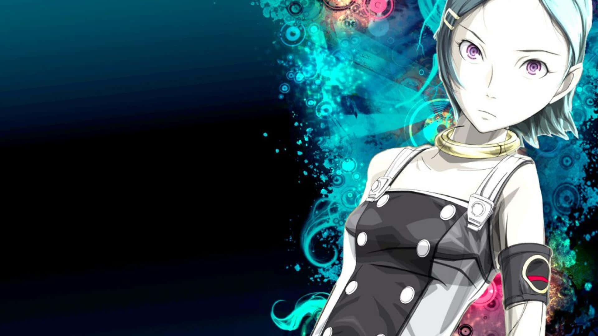 Eureka Seven, anime girl, short silver hair, Full HD Desktop Wallpaper